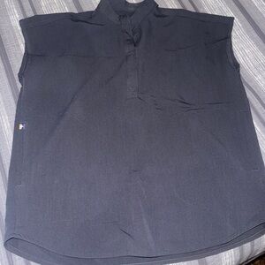 FIGS PRIDE - Charcoal Grey Rafaela scrub top oversized xxs